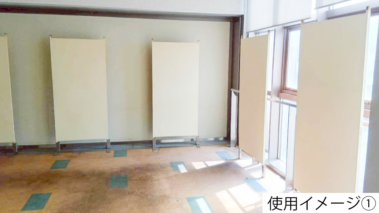 衝立　両面仕上　90×200 (cm)